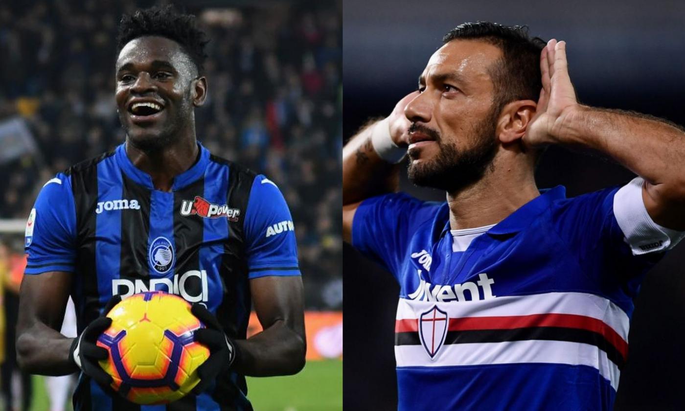 Quagliarella e Zapata non si fermano più: Batistuta a un passo, il re di Bergamo è colombiano