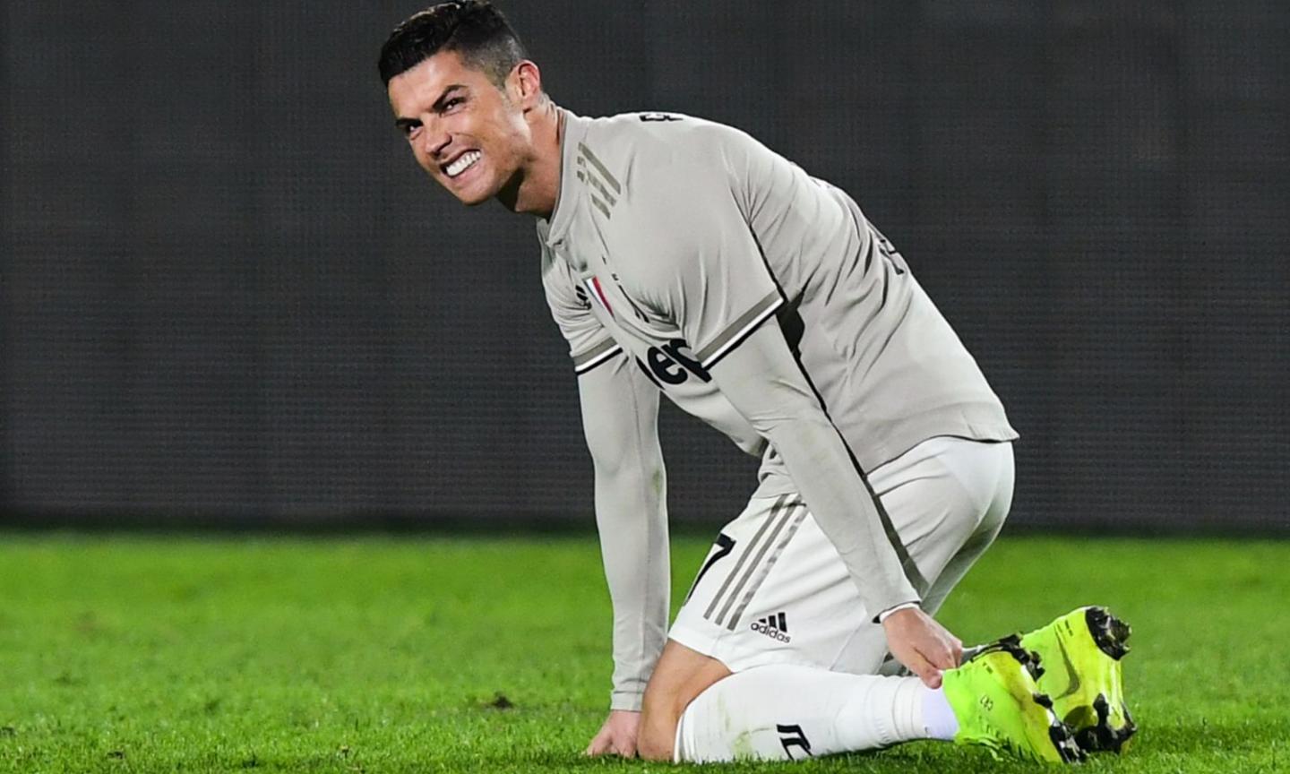 Breaking: Cristiano Ronaldo to undergo tests for injury to left ankle