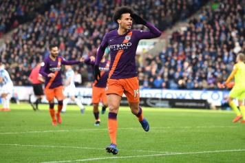 sane, manchester city, esulta, non vi vedo, 2018/19