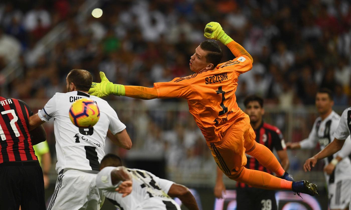 Juve-Milan, Szczesny: 'Rigore su Conti? Se non l'ho visto io vuol dire che non c'era'