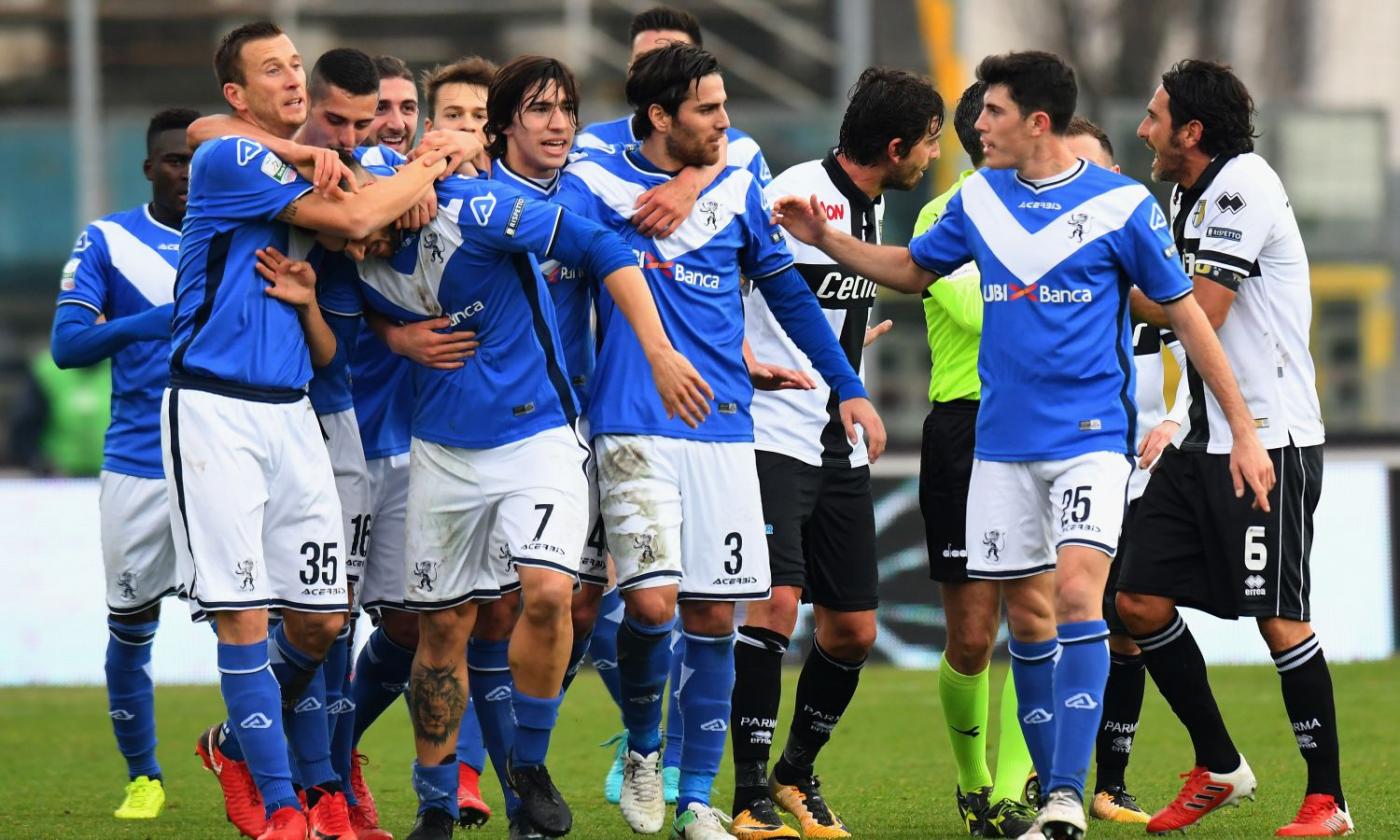 Serie B: il Brescia ne fa 5 al Pescara e va primo in classifica! Bene Benevento, pari Crotone