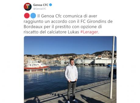 Genoa, a Bologna subito Lerager VIDEO