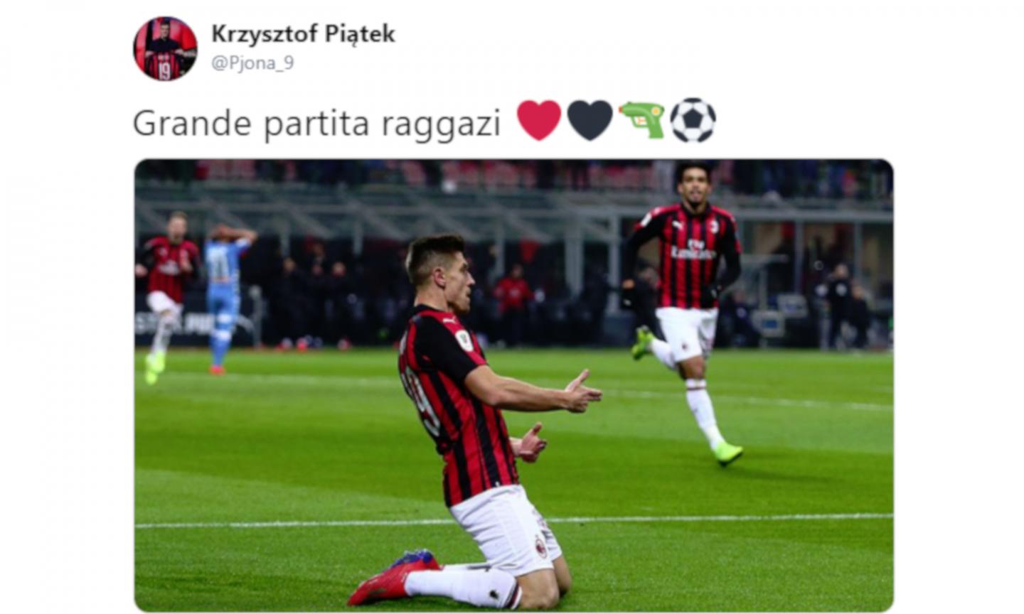 Milan, nuovo idolo dei tifosi: sui social scoppia la Piatek-mania GALLERY