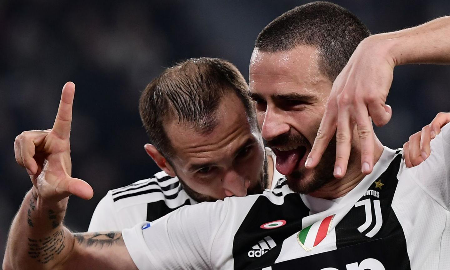 Roma-Juve, Bonucci to miss the game due to an ankle issue