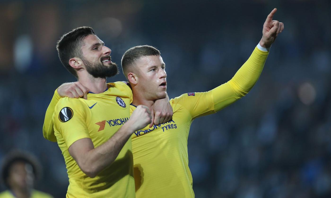 Chelsea, Giroud: 'I know I will only play in the Europa League'