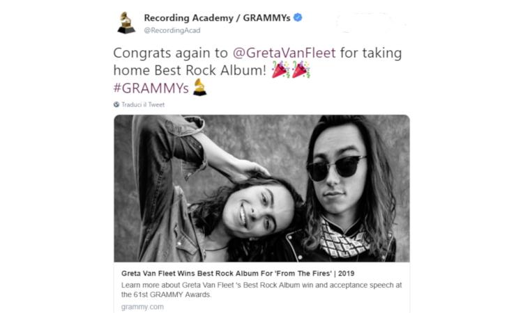 Greta Van Fleet: arrivano in Italia i vincitori del Grammy come miglior album rock