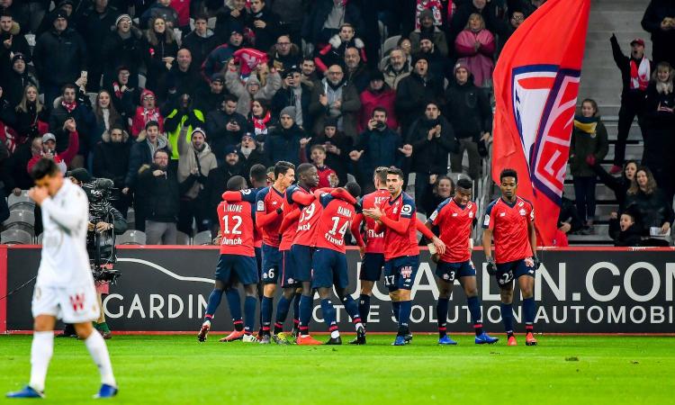 Ligue 1: Lille sempre più secondo, poker al Nizza di Vieira