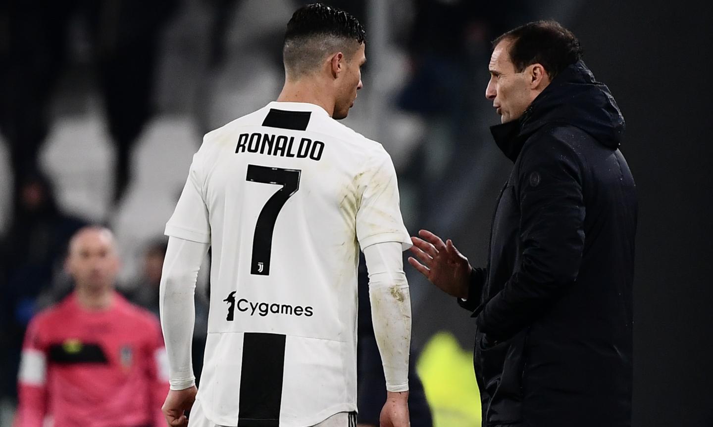 Allegri slams Juve trio and defends Ronaldo after Atletico defeat