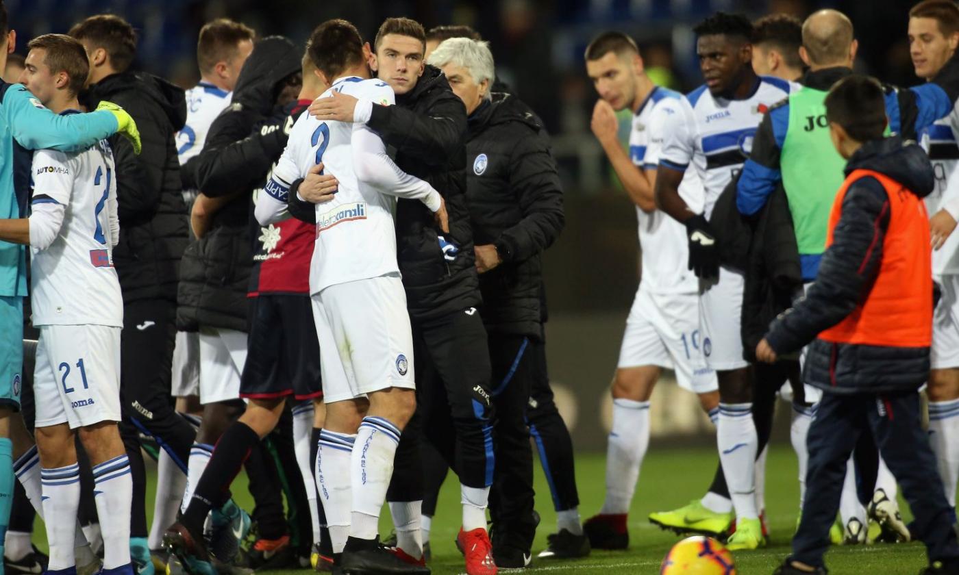 Atalanta, una vittoria da... Juve! Buon Cagliari, ma senza Barella è dura