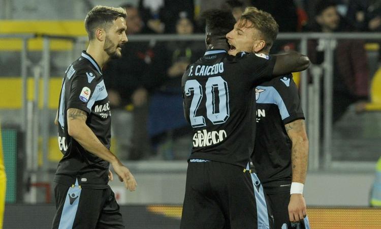 Immobile in riserva, è una piccola Lazio: a Frosinone basta il Panterone