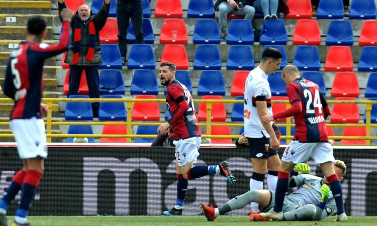 Bologna, pari col Genoa: ma la vittoria di Mihajlovic è avere ritrovato Destro