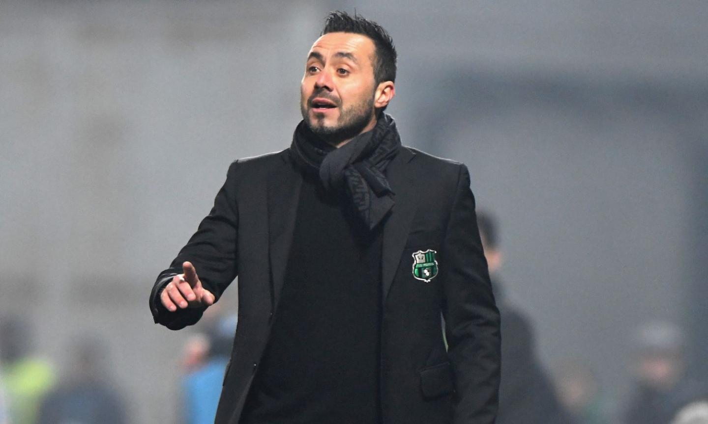 Sassuolo, De Zerbi: 'Avvio di campionato difficile. Aspetto con ansia la partita di Brescia...'