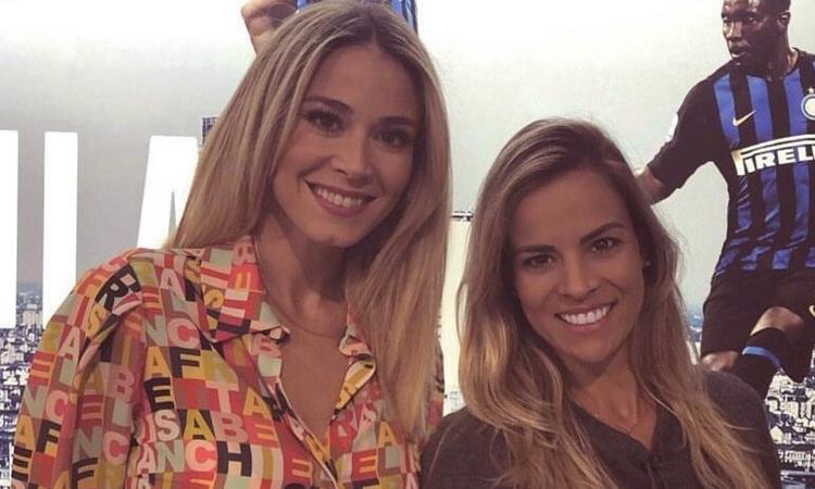 Mou e Julio Cesar con Mariana Fontes, la Diletta Leotta del Brasile FOTO