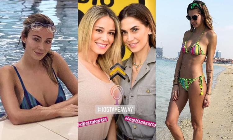 Dopo i video con Belen, tocca a Melissa Satta: Diletta show in radio FOTO
