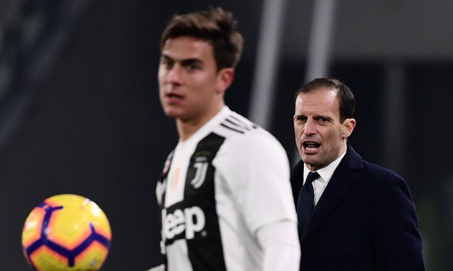 Allegri has confrontation with Dybala: Juve striker apoligises with his team-mates