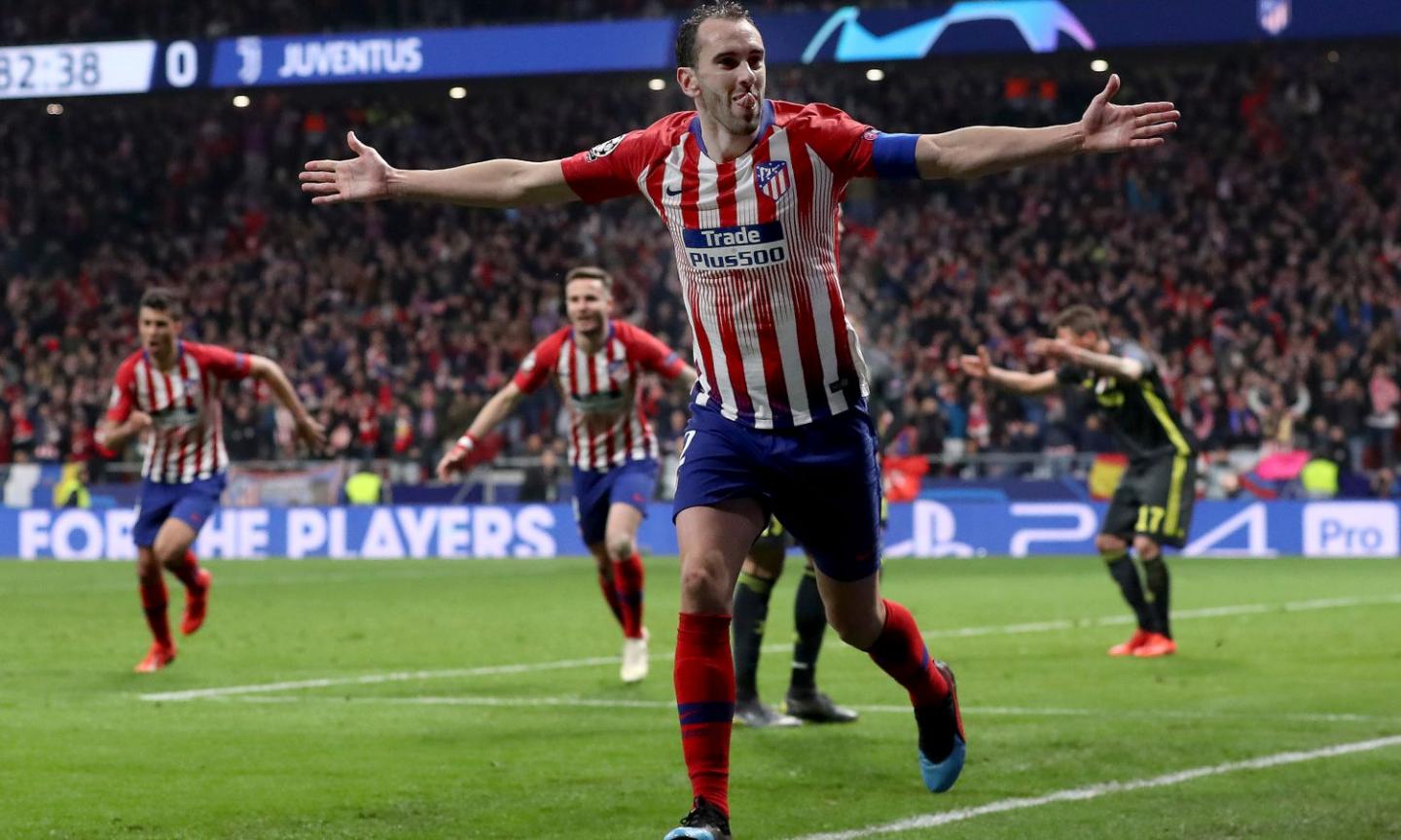 La Juve va ko in Champions: 2-0 Atletico Madrid, in gol l'interista Godin