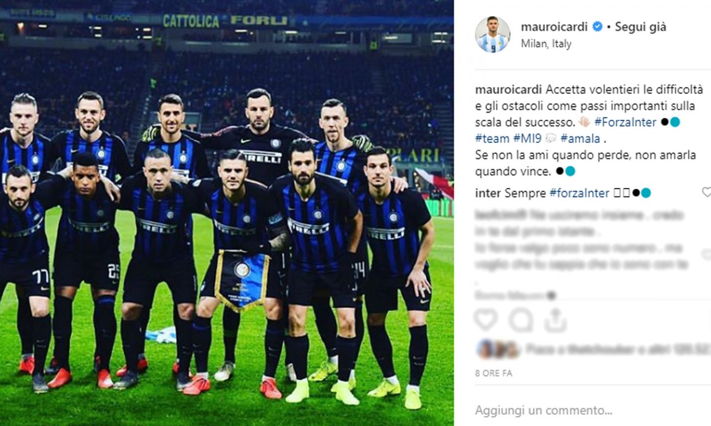 Watch: Icardi blasts Inter fans after Bologna defeat