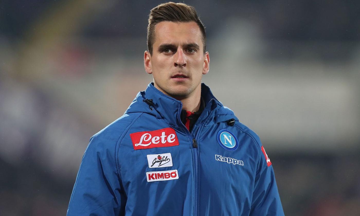 Napoli, Milik trained alone today amidst transfer rumours