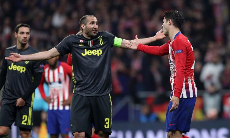 Ad Atletico: 'Juve sempre favorita, Chiellini ha ingannato gli arbitri'