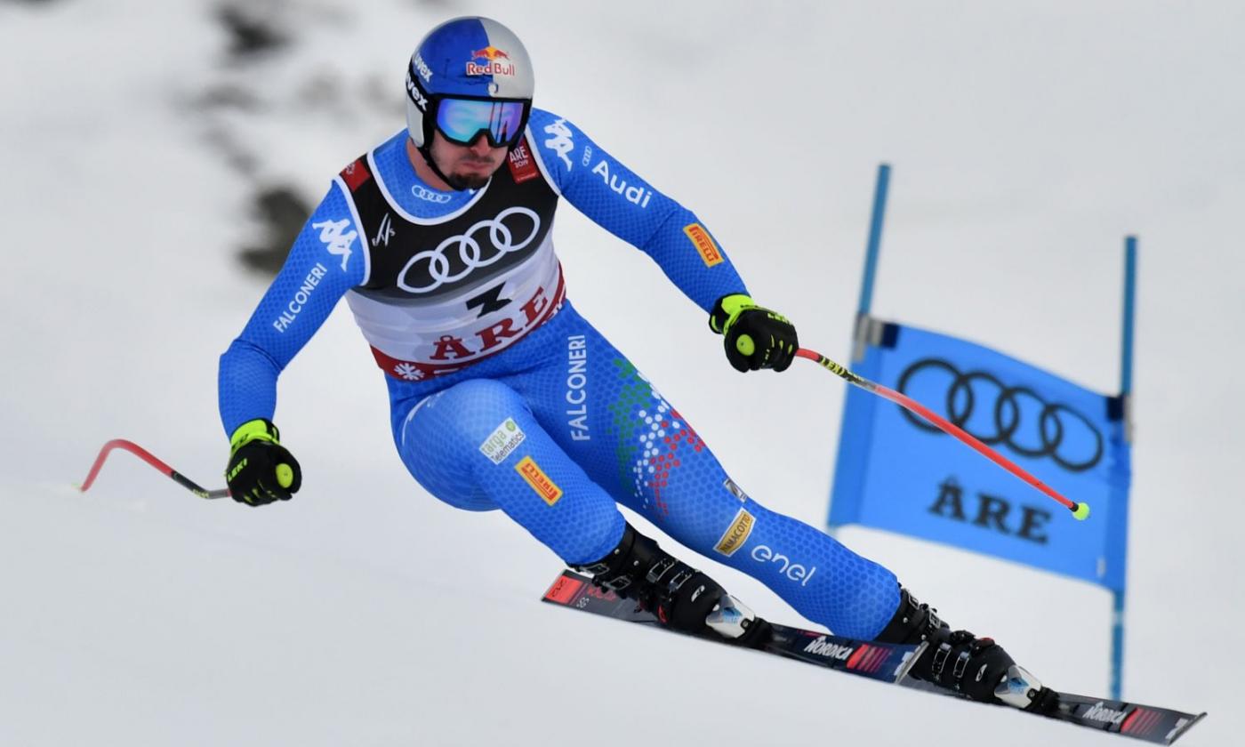 Dominik Paris si rompe il crociato in allenamento: stagione finita