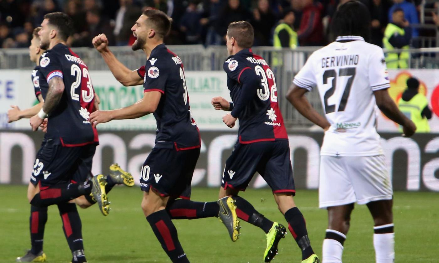 Cagliari-Parma 2-1: il tabellino