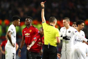 pogba, manchester united, espulso, psg, 2018/19