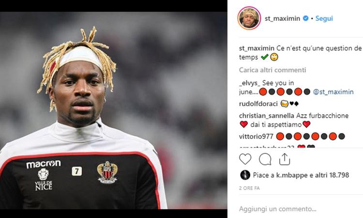 Milan su Saint-Maximin, indizio social: 'È solo una questione di tempo'