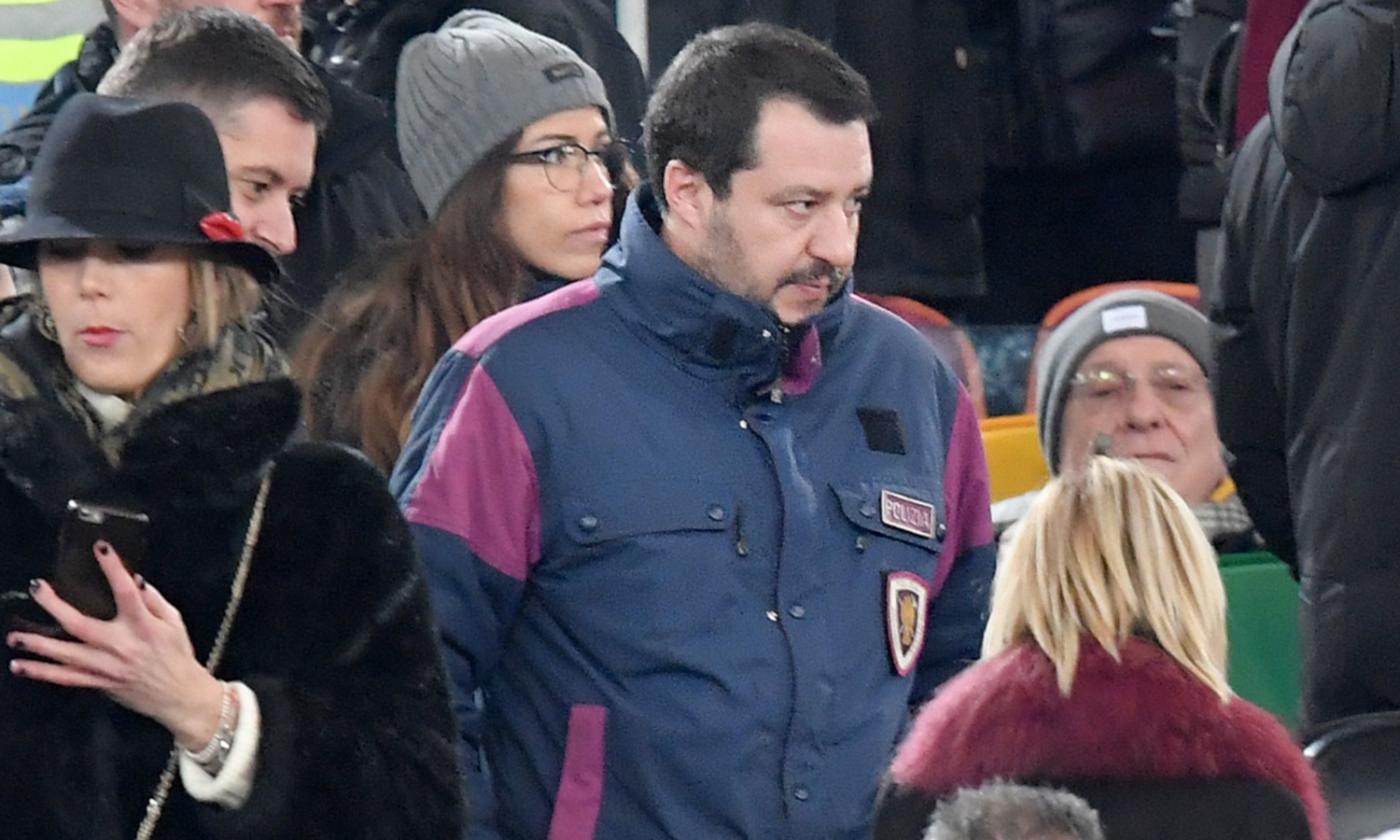 Salvini: 'Milan, sconfitta squallida con la Samp. San Siro? Serve nuovo stadio, lavoriamo a legge per semplificare'