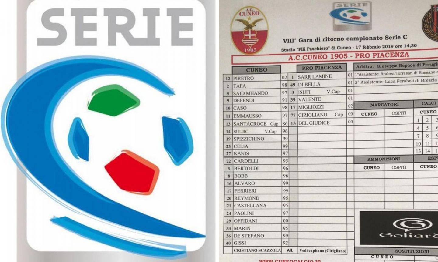 Serie C: Pro Piacenza gioca in 7, il Cuneo ne fa 20! La Figc: 'Ultima farsa'