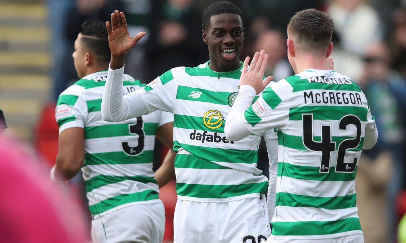 Celtic, il piccolo Weah fa sul serio: gol e assist in un quarto d'ora!