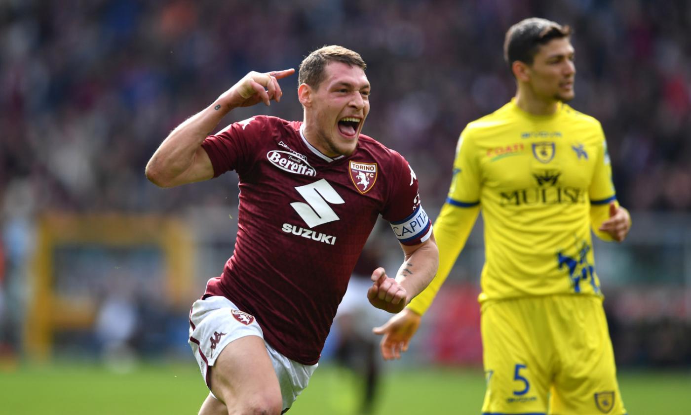 Finalmente Belotti: gol da bomber vero, nonostante il non gioco del Toro. E Sirigu batte il record di Castellini