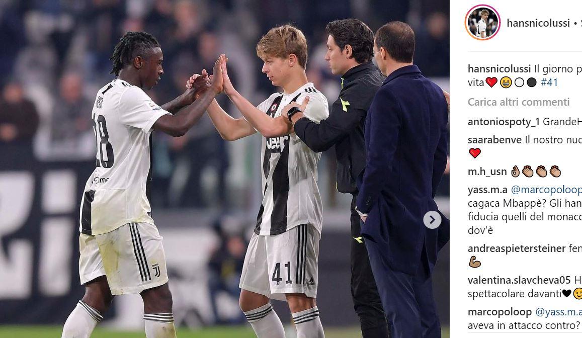 Juve, Nicolussi fa il doppio salto: dalla Primavera alla prima in A