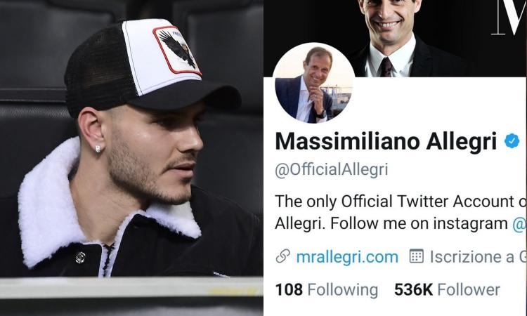 Icardi come Fabrizio Corona. E Allegri molla il rancore rancido dei social