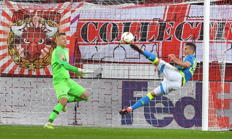 Il Napoli è ai quarti di finale di Europa League: al Salisburgo non basta il 3-1
