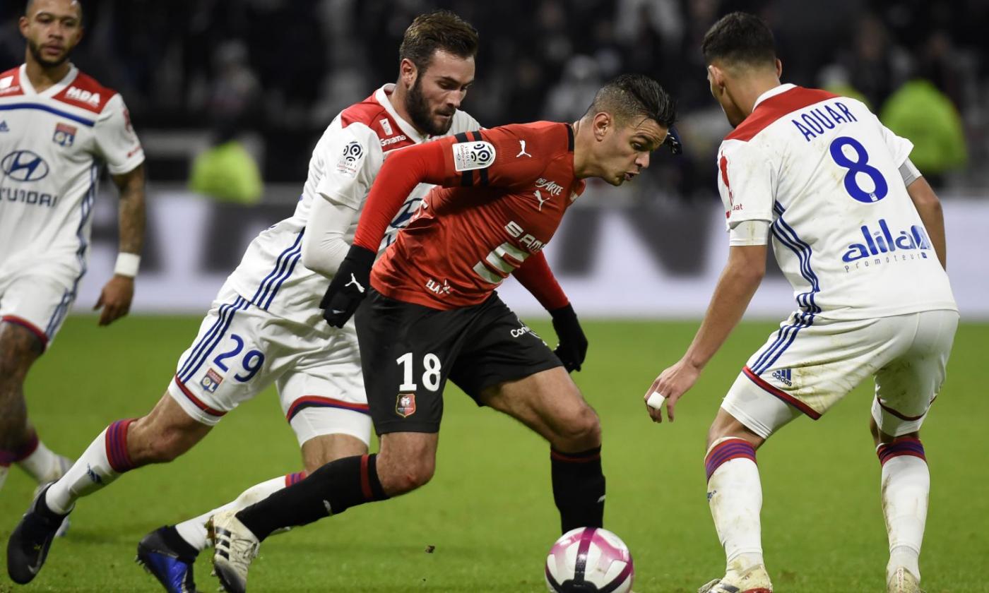 Ligue 1: colpo Lione a Rennes