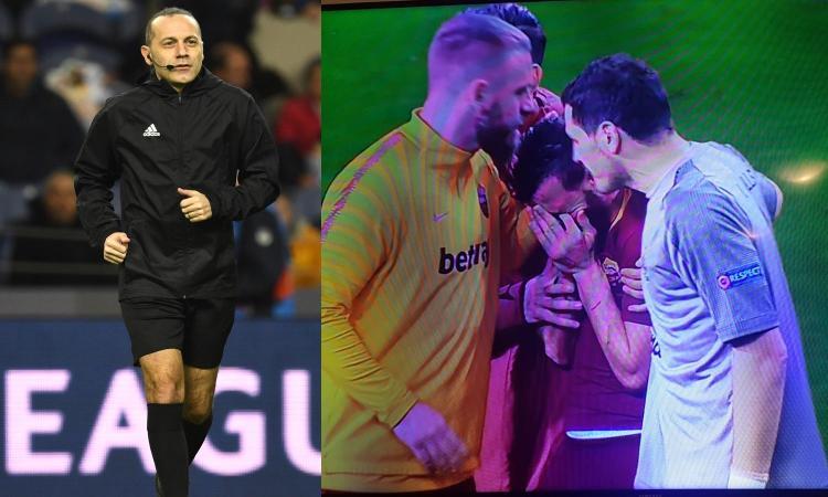 Un Var ingiusto elimina la Roma. Follia Florenzi, sono lacrime da colpevole