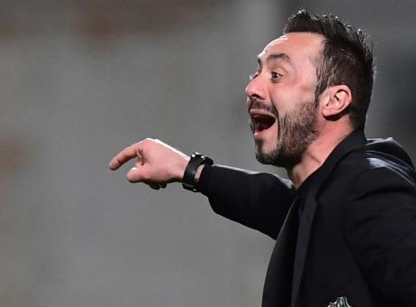 Sassuolo, De Zerbi: 'Subiti due gol con un tiro in porta, è andata così. Ripartiamo dalla prestazione'