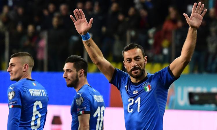 Quagliarella-record, è il marcatore più vecchio nella storia dell'Italia: 'Grazie!'