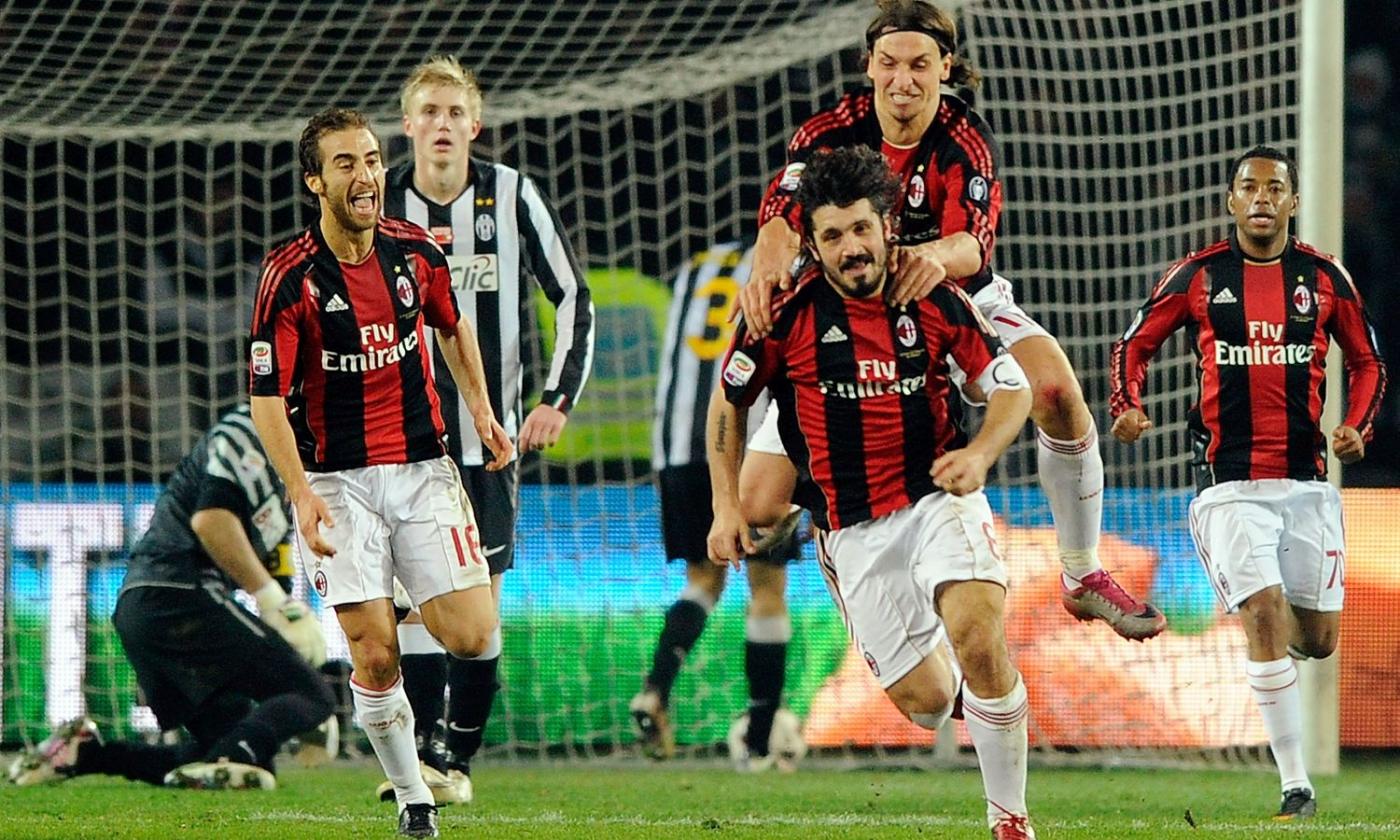 Milan, 8 anni fa la 'ciofeca' di Gattuso alla Juve