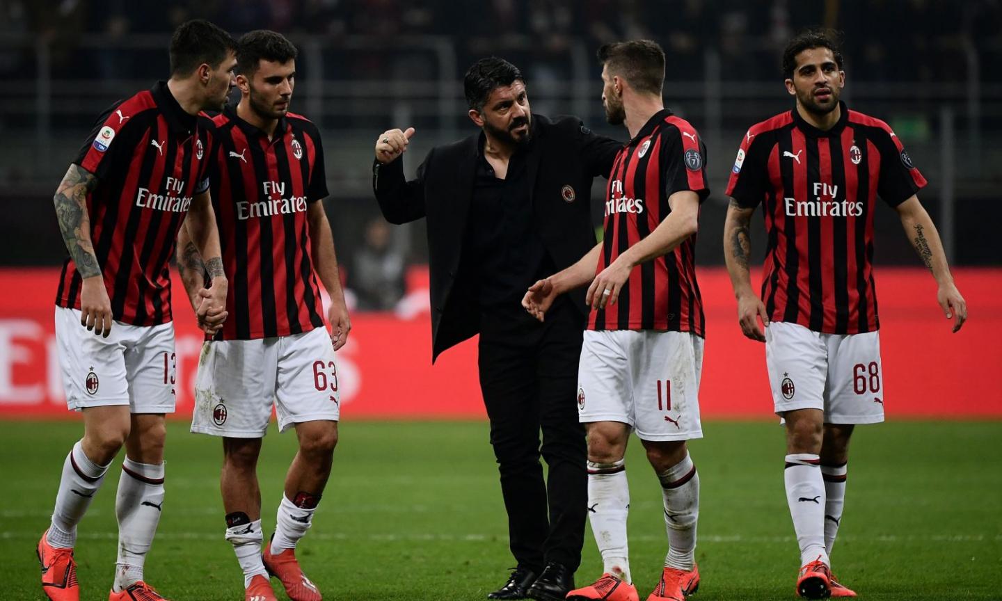 Milan, Gattuso: 'Terzo posto? Ora ci sono dodici finali. Ma il momento non è positivo, serve qualcosa in più...'