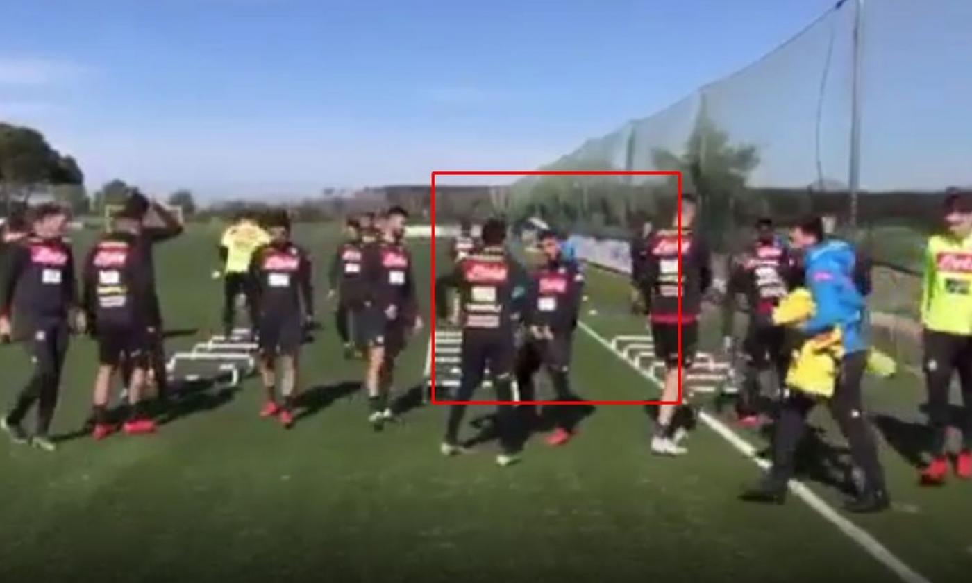 Watch: Insigne mimics the celebratory gesture of Simeone in Napoli training