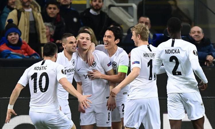 Inter-Eintracht 0-1: il tabellino