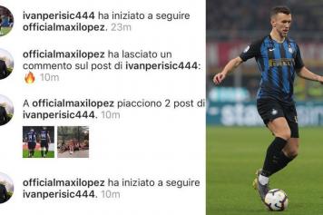 perisic, inter, follow, maxi lopez, instagram, 2018/19