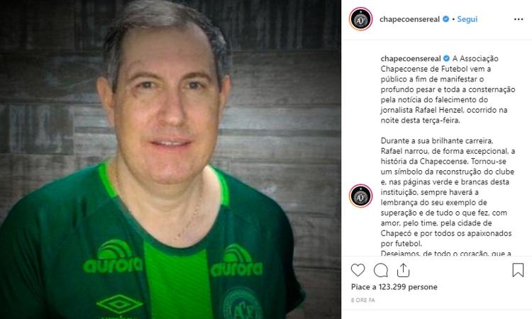 Infarto a un calcetto tra amici: morto Rafael Henzel, era sopravvissuto allo schianto della Chapecoense