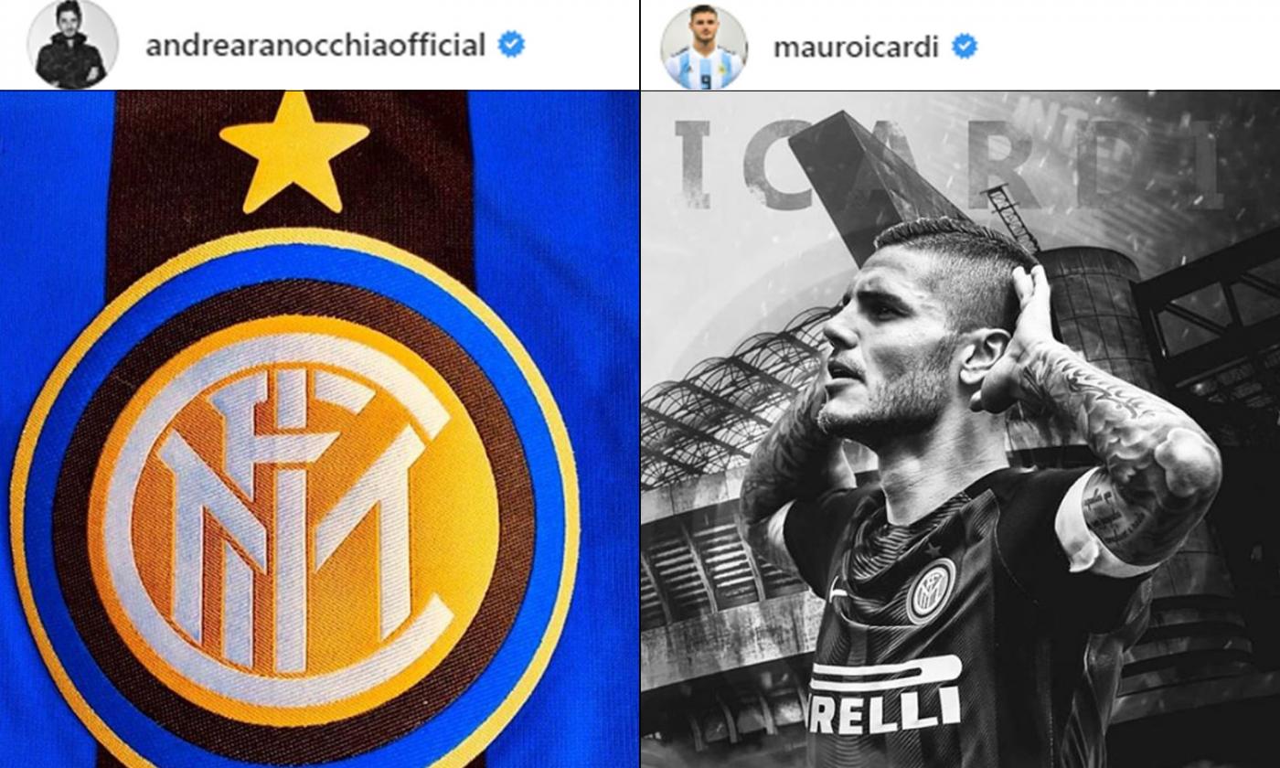 Ranocchia risponde a distanza a Icardi: post per il derby con il logo dell'Inter FOTO