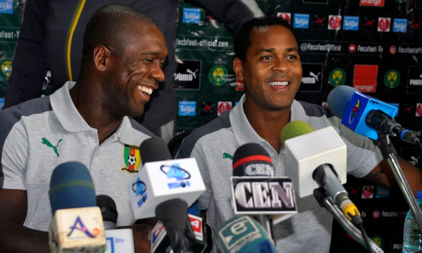 Camerun in Coppa d'Africa: Seedorf e Kluivert, che festa in spogliatoio!