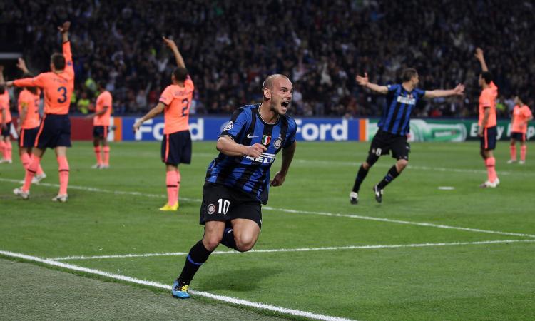 Inter, il saluto social a Sneijder