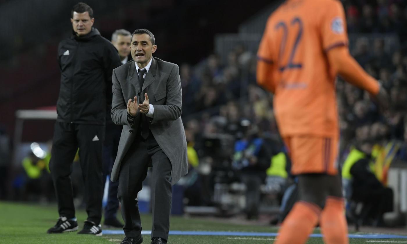 Barcellona, Valverde: 'Primo tempo straordinario, vincere la cosa più importante'