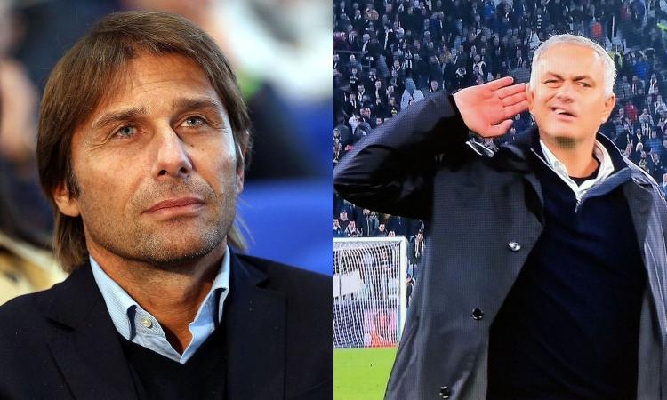Juventini e interisti, sentite Conte: 'Il gesto di Mourinho ai tifosi bianconeri? Può farlo, ha vinto il Triplete' VIDEO