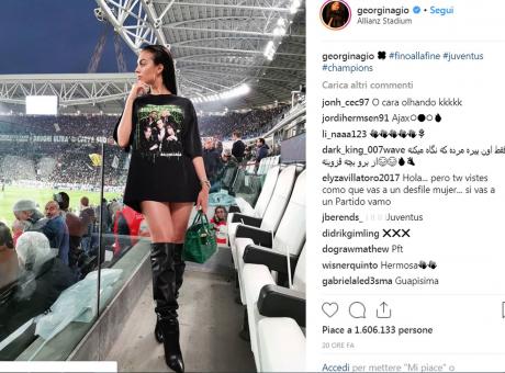 Georgina: l'unica consolazione per gli occhi dei tifosi della Juve FOTO